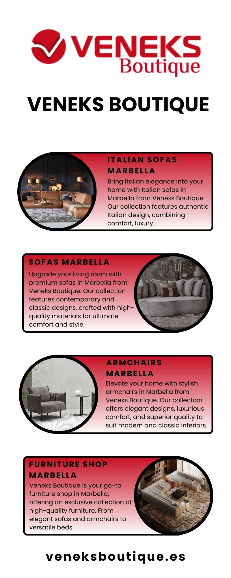 Stylish Armchairs in Marbella – Veneks Boutique
