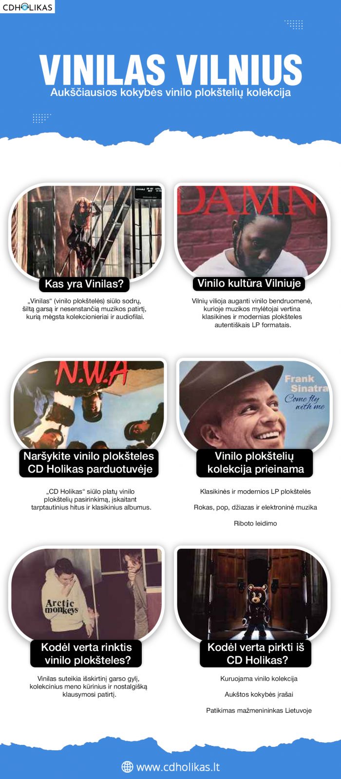 Vinilas Vilnius – aukščiausios kokybės vinilo plokštelių kolekcija