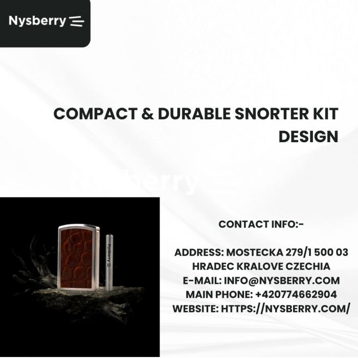 Compact & Durable Snorter Kit Design