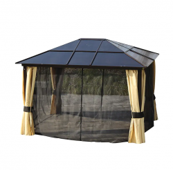 Daily Outdoor Comfort with Windpoof And Sunshade Pergola