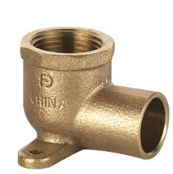 Drop Ear Bronze Elbow, 90° C X NPT