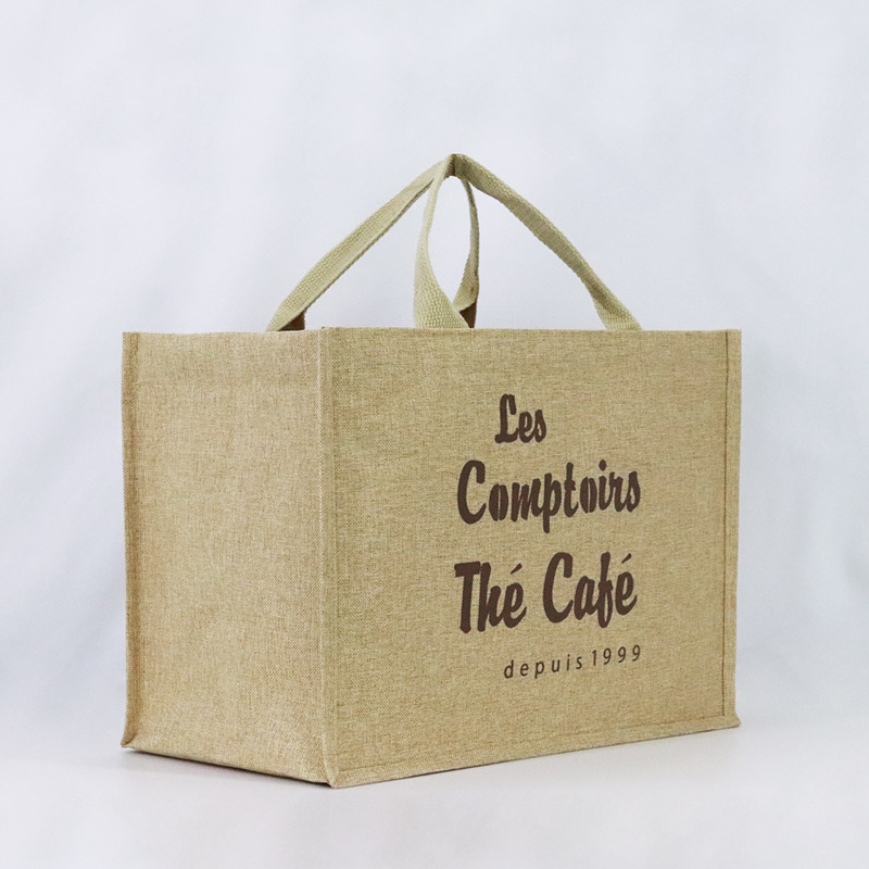 Custom Printed Jute Tote Bag