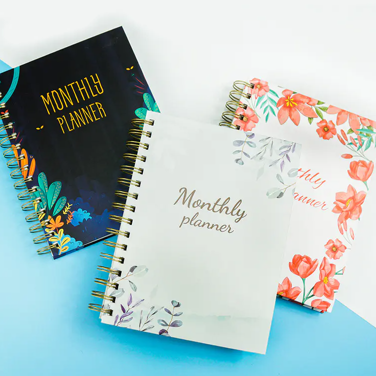 A4 Simple Spiral Notebook for Time Management