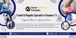 Trusted Orthopedic Specialist in Pasadena TX – Expert Bone & Joint Care