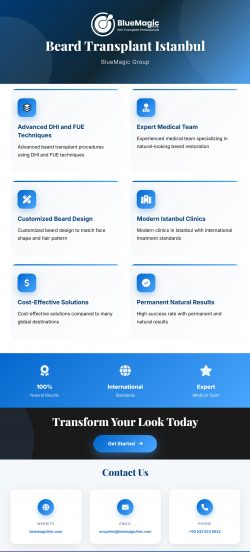 Beard Transplant Istanbul – BlueMagic Group