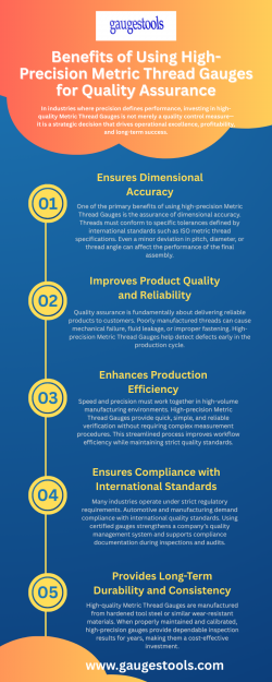 Benefits of Using High-Precision Metric Thread Gauges for Quality Assurance