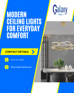 Modern Ceiling Lights for Everyday Comfort