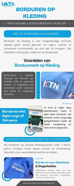 Borduren Op Kleding Professionele Borduurservice in Belgie