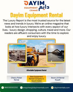 Leading Equipment Rental Company in Saudi Arabia Dayim