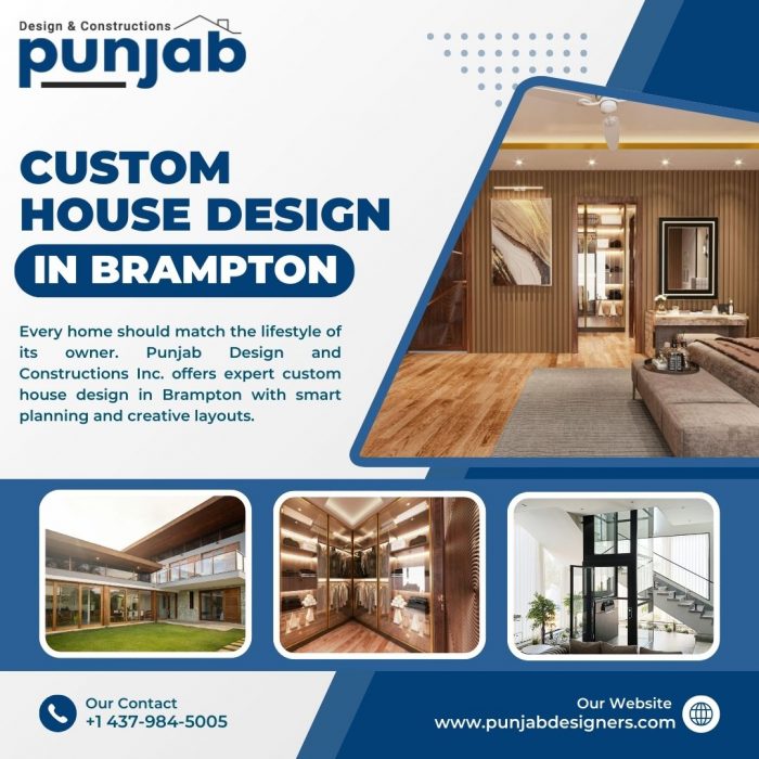 Custom House Design in Brampton | Expert Builders