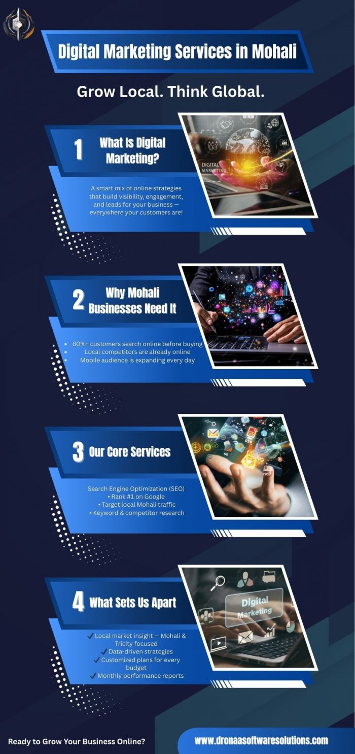 Digital Marketing Services in Mohali | Dronaa Software LLP