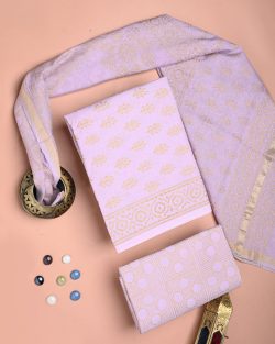 Shop Premium Cotton Suit with Chanderi Dupatta for Women Online