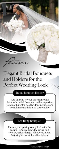 Elegant Bridal Bouquets and Holders for the Perfect Wedding Look