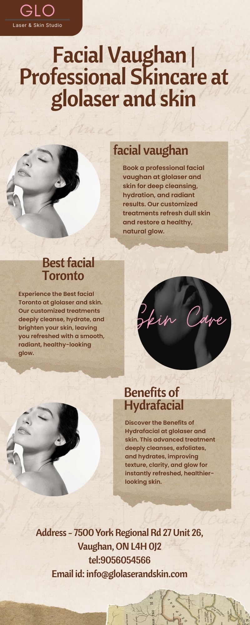 Facial Vaughan | Professional Skincare at glolaser and skin