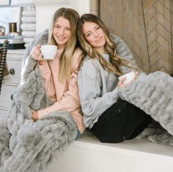 Modern Comfort Meets Style with Our Grey Blanket