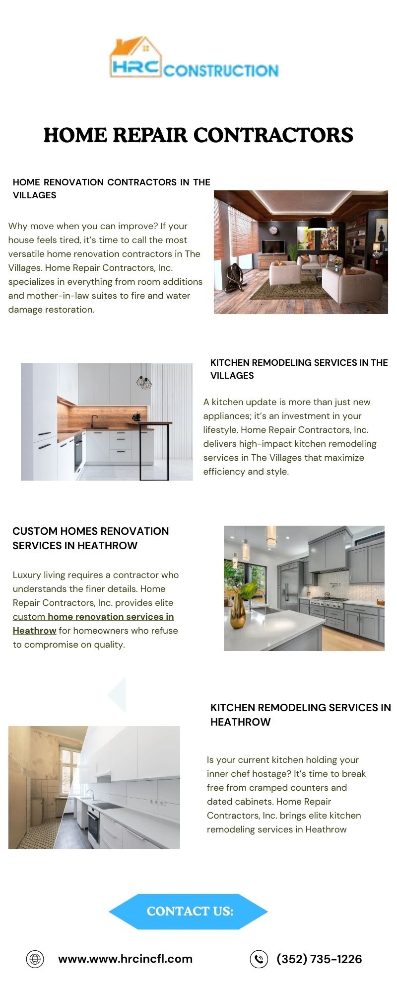 Kitchen remodeling services in Heathrow