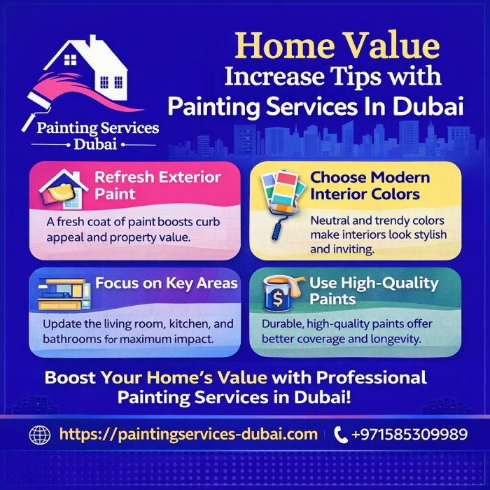 Home Value Increase Tips with Painting Services In Dubai