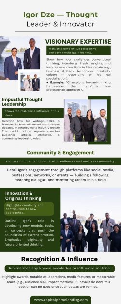 Igor Dze — Thought Leader & Innovator