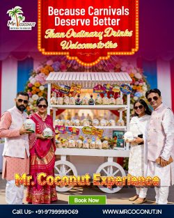 Mr. Coconut Brand – Personalized Coconuts for Baraat Swagat Ceremony