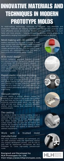Innovative Materials and Techniques in Modern Prototype Molds