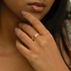 Buy Lab Grown Diamond Stackable Open Ring Online in India