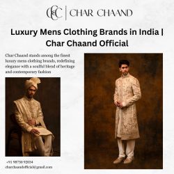 Luxury Mens Clothing Brands in India | Char Chaand Official
