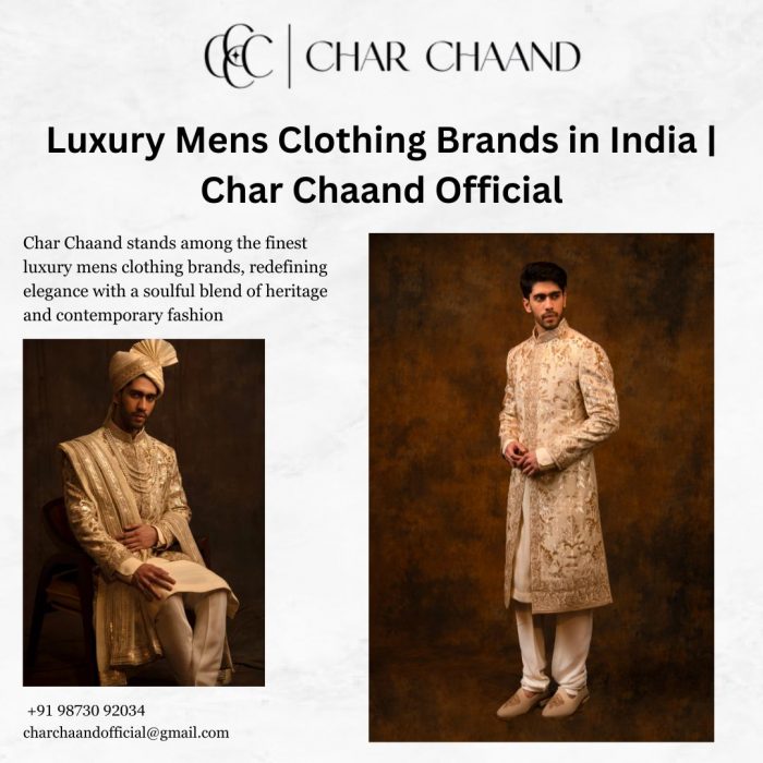 Luxury Mens Clothing Brands in India | Char Chaand Official
