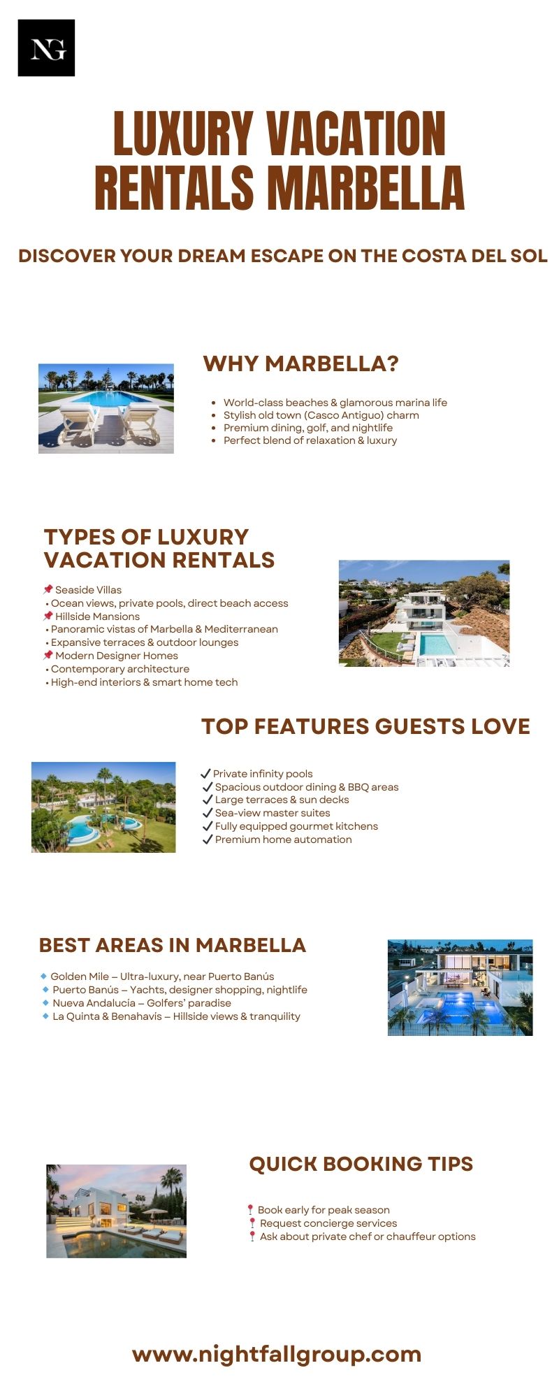 Luxury Vacation Rentals Marbella – Exclusive Stays by Nightfall Group