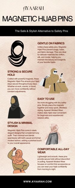 Magnetic Hijab Pins: The Safe & Stylish Alternative to Safety Pins