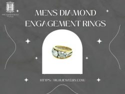 Mens Diamond Engagement Rings by HGM Fine Jewelry
