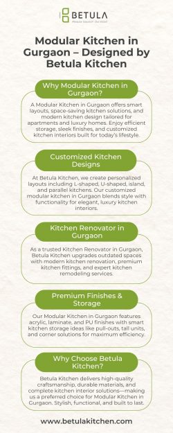 Modular Kitchen in Gurgaon – Designed by Betula Kitchen