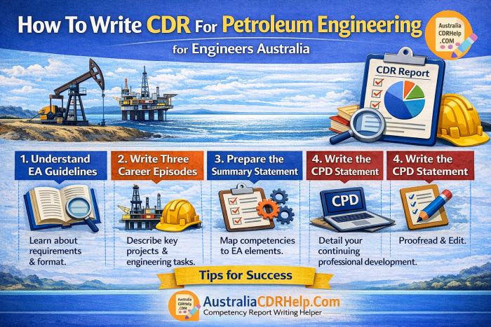 Tips to Write CDR for Petroleum Engineering