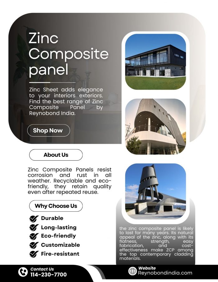 Premium Zinc Composite Panels for Modern Construction