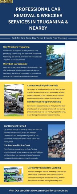 Professional Car Removal & Wrecker Services in Truganina & Nearby