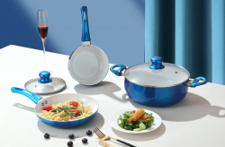 Kitchen Portable Aluminum Nonstick Cookware Set