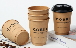 Hot Sell Disposable Double Wall Paper Coffee Cups