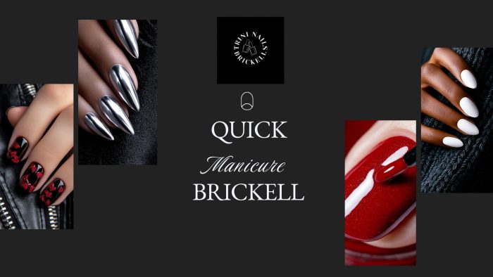 Quick Manicure Brickell Service at Trini Nails Brickell