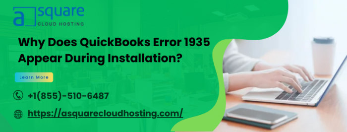 Troubleshooting QuickBooks Error 1935 in Windows