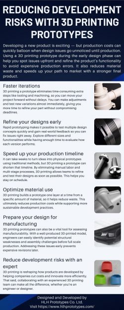 Reducing Development Risks with 3D Printing Prototypes