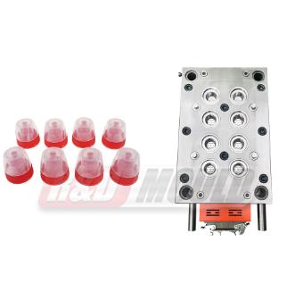 Custom Plastic Card Buckle Cover Mould with High-Speed Injection System