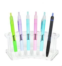 Colorful Translucent 0.5mm Push Ballpoint Pen