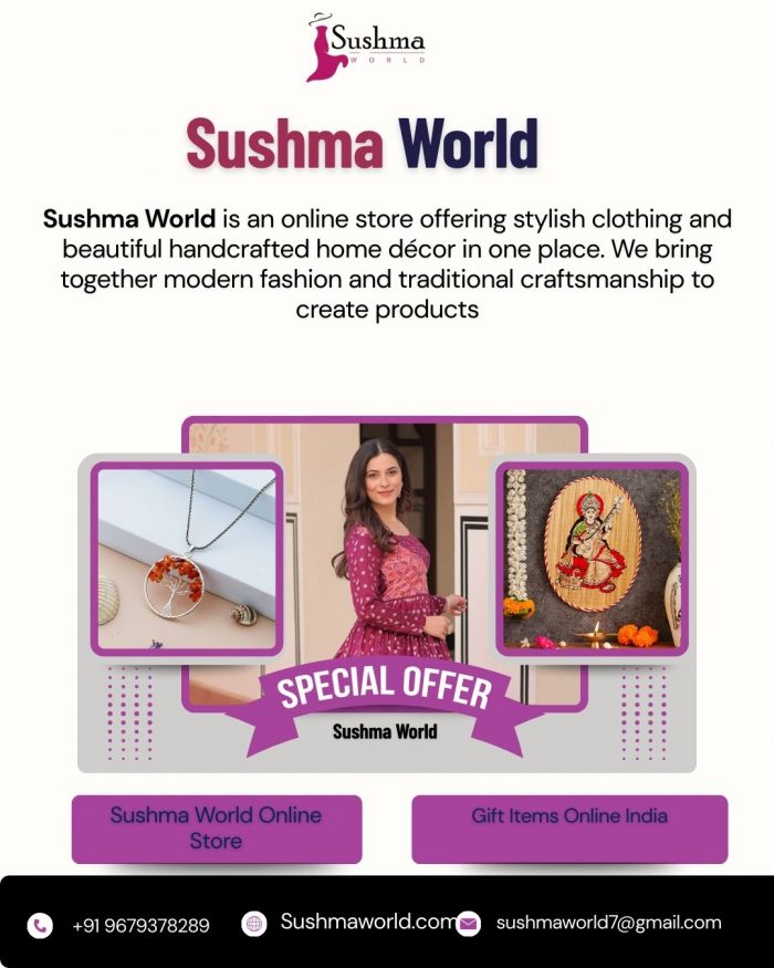 Buy Unique Gift Items Online in India at Sushma World Store