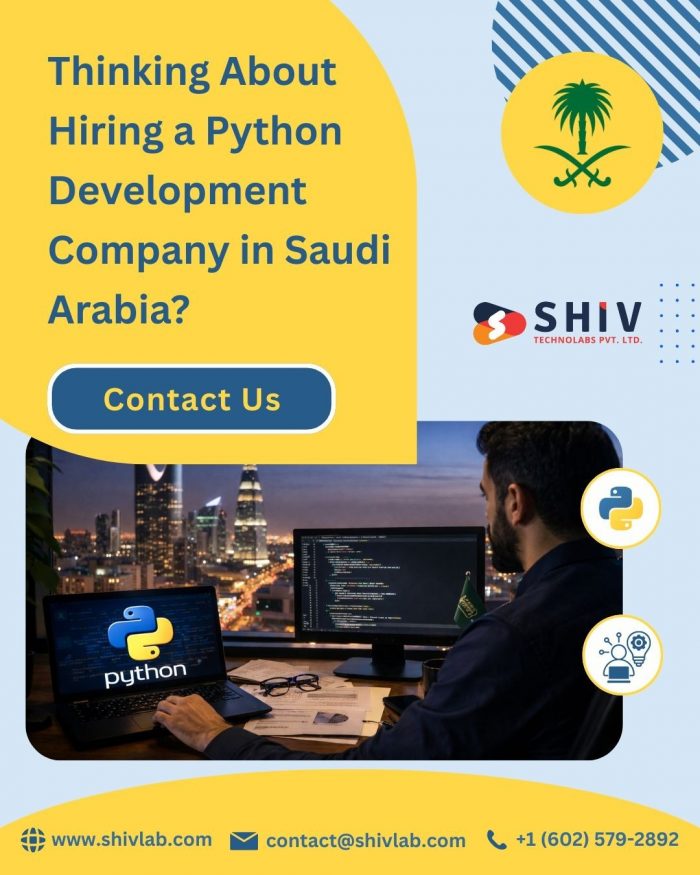 Custom Python Development Services in Saudi Arabia by Shiv Technolabs