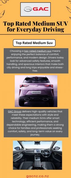 Top Rated Medium SUV for Everyday Driving