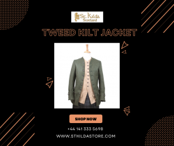 Tweed Kilt Jacket for Timeless Highland Elegance