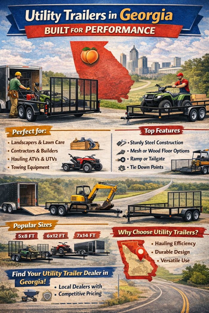 Utility Trailers in Georgia Built for Performance
