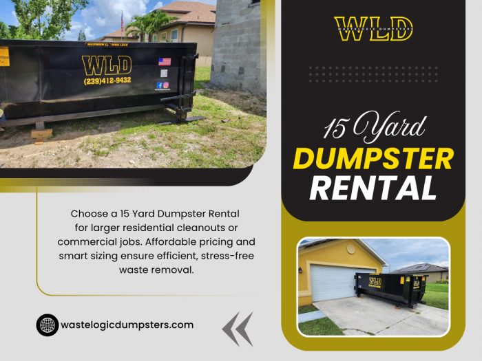 15 Yard Dumpster Rental