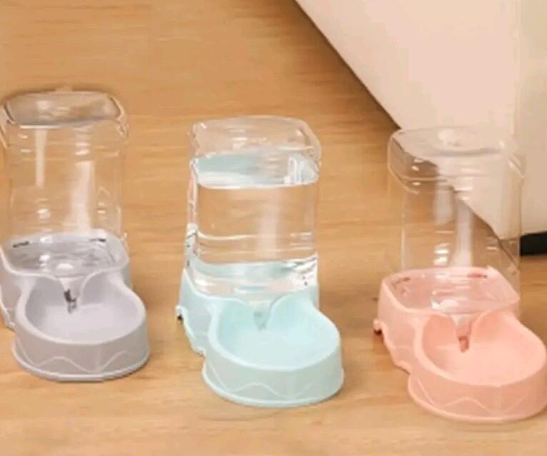 Blue Grey Pink Pet Automatic Water Dispenser