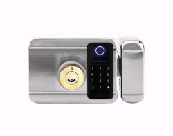 DOUBLE-SIDED STAINLESS STEEL BULL HEAD SMART LOCK