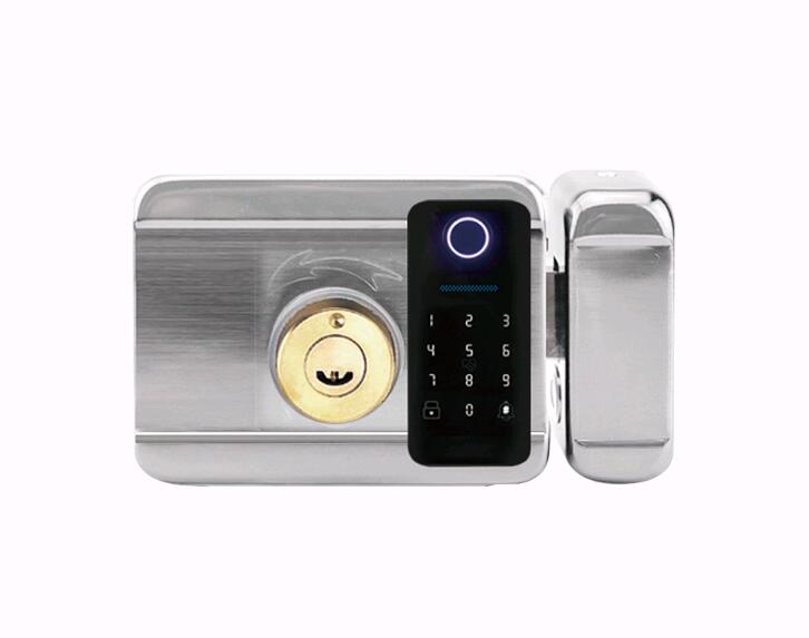 DOUBLE-SIDED STAINLESS STEEL BULL HEAD SMART LOCK